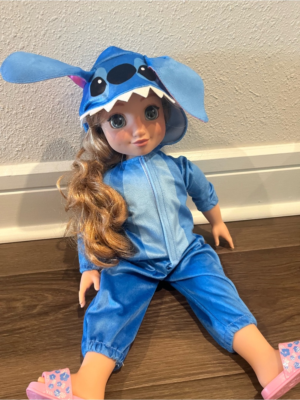 Our Generation Disney Doll with Stitch outfit and slides